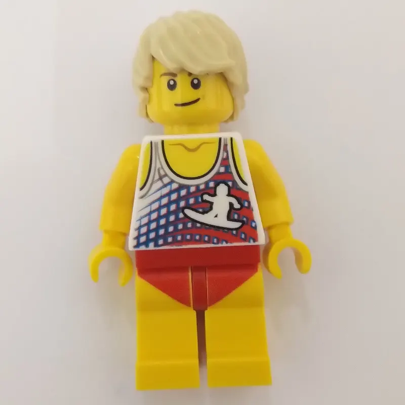 White Torso, Yellow Legs, Tan Hair