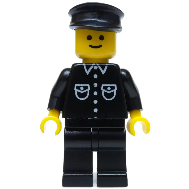 Black Torso Shirt, Black Legs, Black Hat