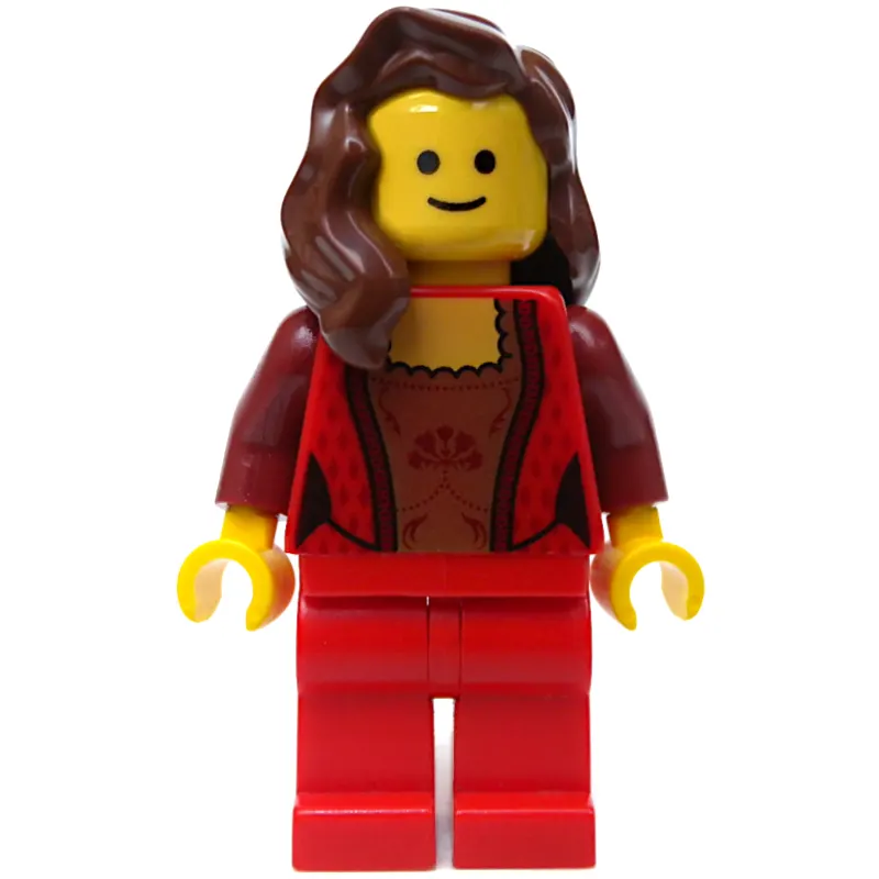Red Torso, Red Legs, Reddish Brown Hair