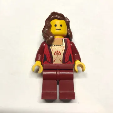 Red Torso, Dark Red Legs, Reddish Brown Hair