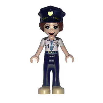 Ashley - White Shirt, Dark Blue Trousers, Dark Blue Hat