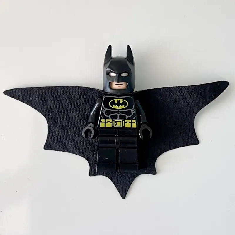 Batman, Black Suit, Black Cape and Cowl, Wide Cape