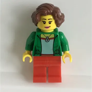 Green Torso, Red Legs, Reddish Brown Hair