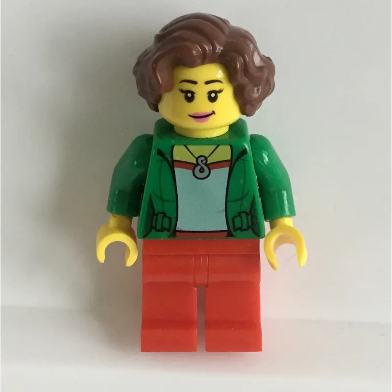 Green Torso, Red Legs, Reddish Brown Hair