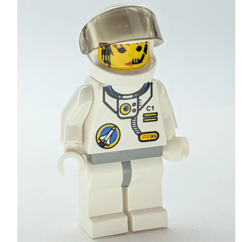 Astronaut - White Torso and Legs, Tans-Black Visor, Female