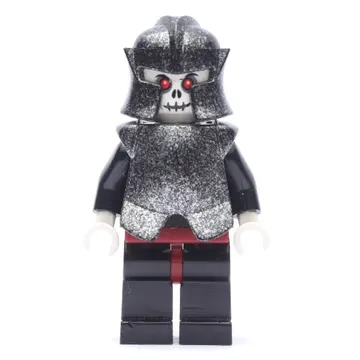 Skeleton Warrior Grimhelma, Speckle Black-Silver Armor and Helmet