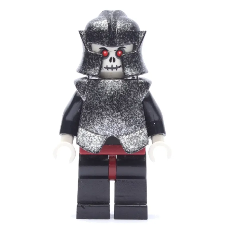 Skeleton Warrior Grimhelma, Speckle Black-Silver Armor and Helmet