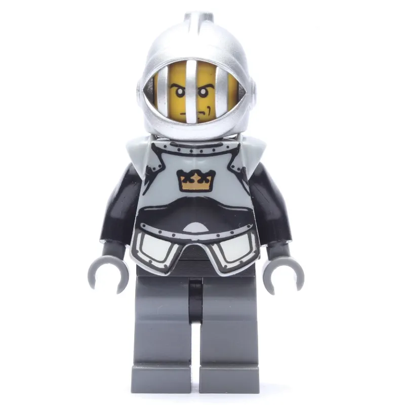 Knight, Black, Armor, Helmet with Grille