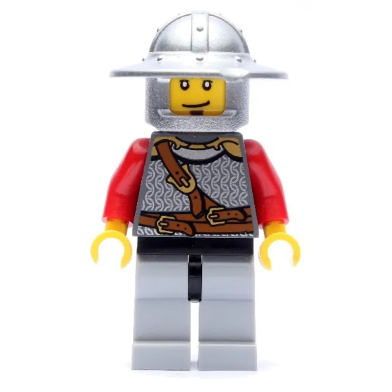 Lion Knight, Wide Brim Helmet, Soul-patch