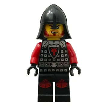 Dragon Knight, Red, Helmet, Red Beard
