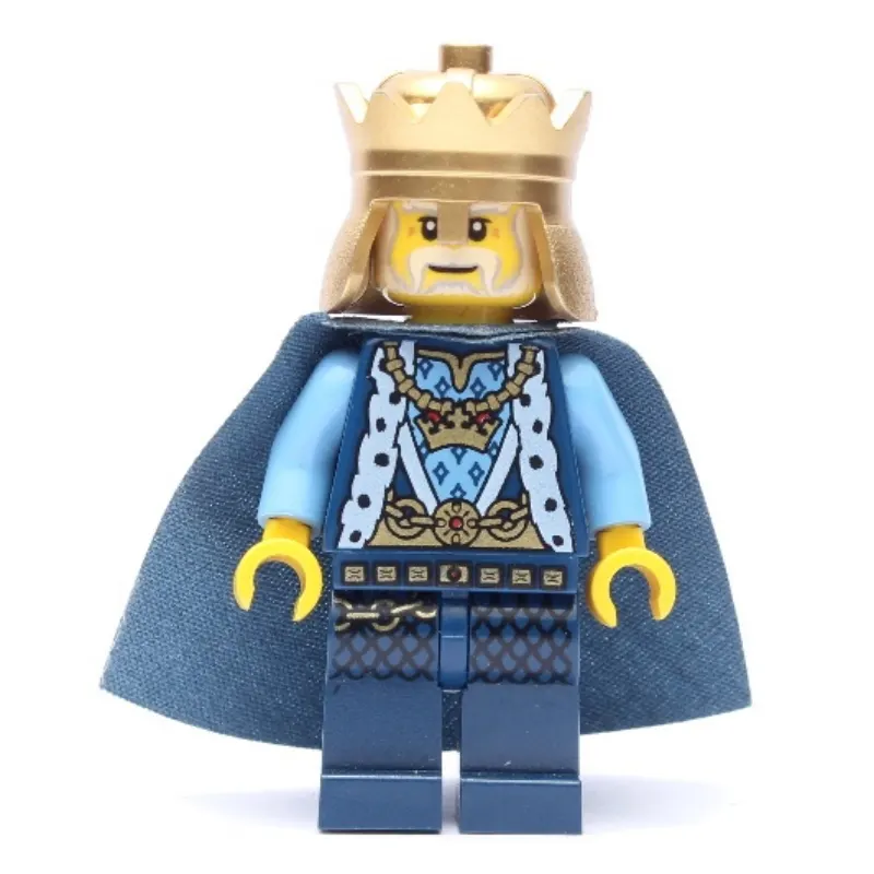 King, Dark Blue, Crown, Cape