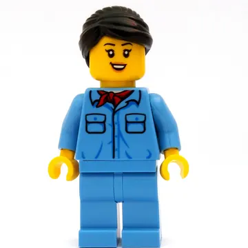 Train Conductor - Medium Blue, Female