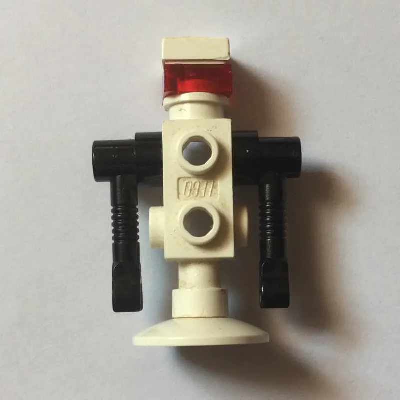 Futuron Droid - Black and White, Trans-Red Eye