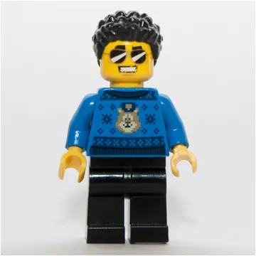 Duke Detain - Blue Christmas Sweater