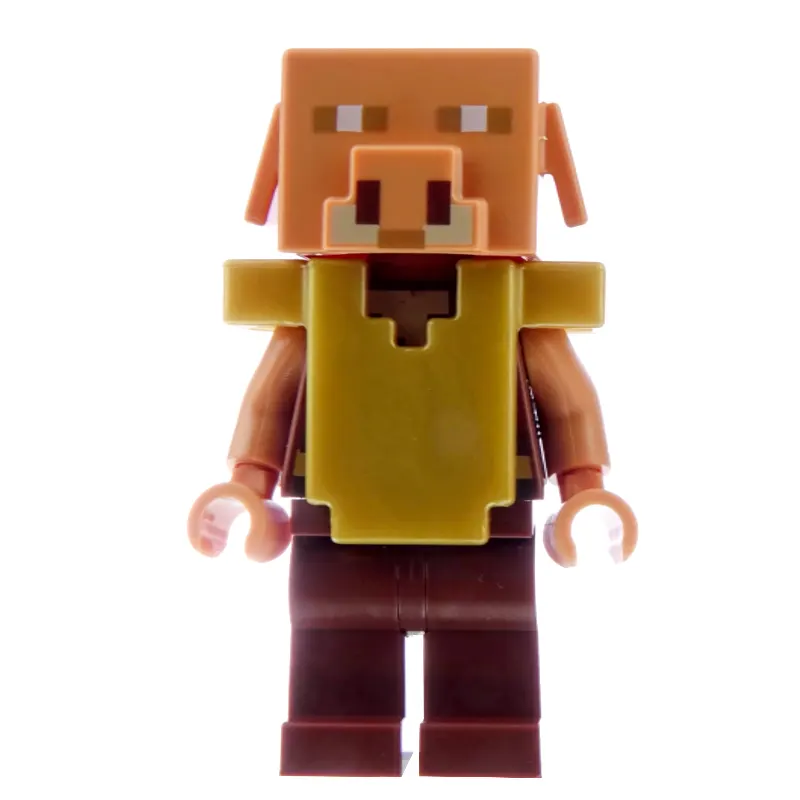 Piglin, Armor, Reddish Brown Legs