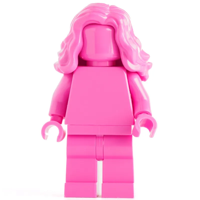 Monochrome Dark Pink with Hair