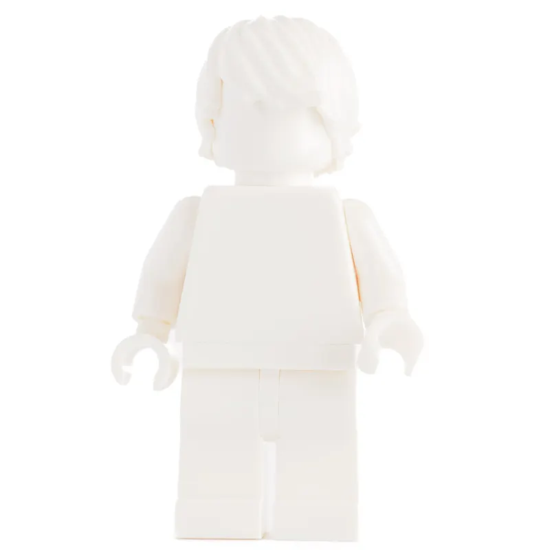 Monochrome White with Hair