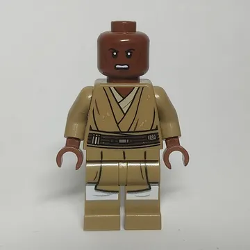 Mace Windu, Dark Tan Printed Legs, Open Mouth