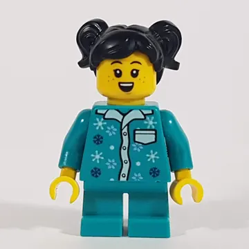 Girl, Dark Turquoise Pajamas