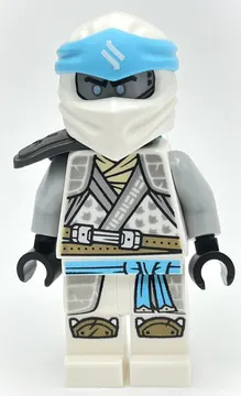 Zane, Crystalized Robes, Pearl Dark Gray Shoulder Guard