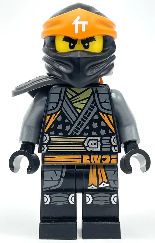 Cole, Crystalized Robes, Pearl Dark Gray Shoulder Guard