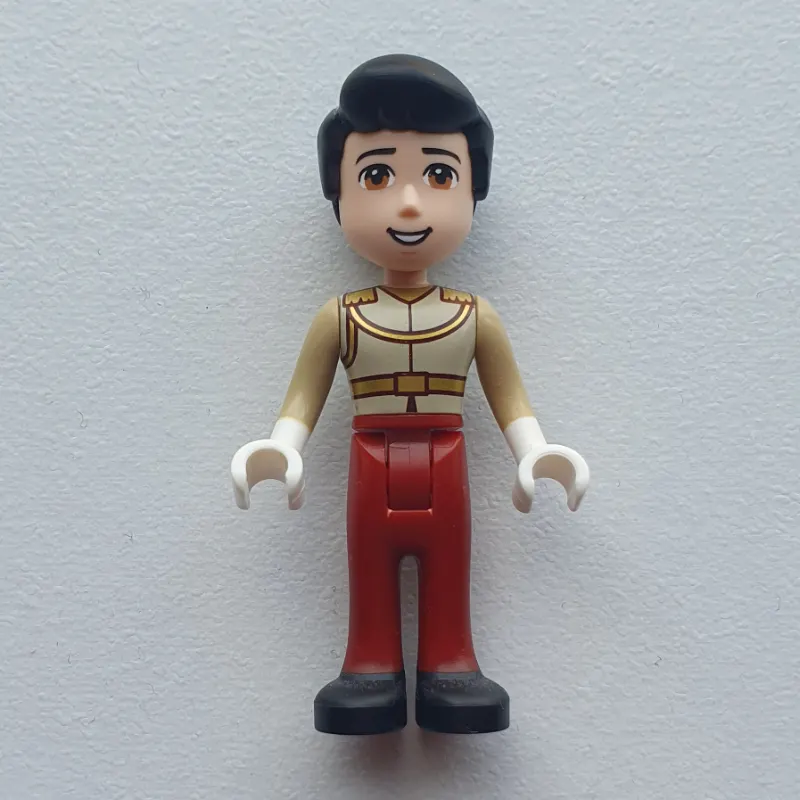 Prince Charming - Tan Shirt, Dark Red Trousers, Smooth Hair