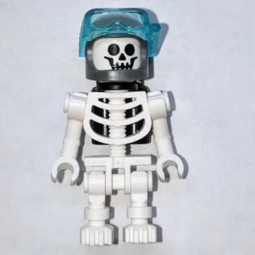 Skeleton, Standard Face, Dive Helmet and Airtanks, 60115 Torso