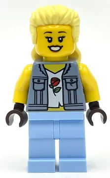 Sand Blue Torso, Bright Light Blue Legs, Bright Light Yellow Hair