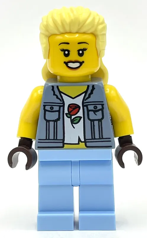 Sand Blue Torso, Bright Light Blue Legs, Bright Light Yellow Hair
