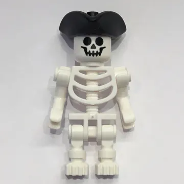 Skeleton, Standard Face, Bicorne Hat (60115 Torso)