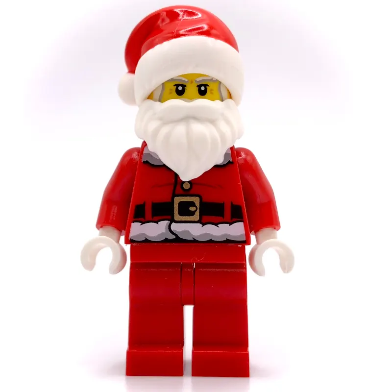 Santa Claus, Cane On Back, Plain Legs