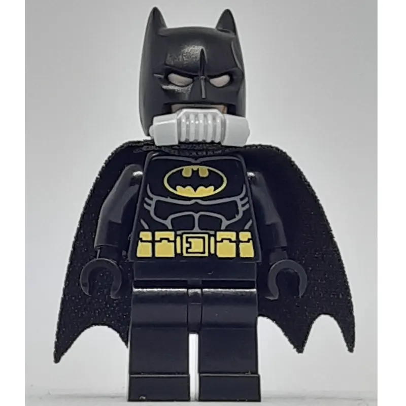Batman, Black Suit, Black Cape and Cowl, Yellow Batman Logo, Breathing Apparatus