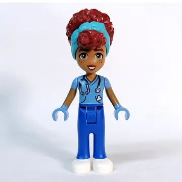 Gabriela Silva - Medium Blue Scrubs
