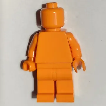 Monochrome Figure - Orange