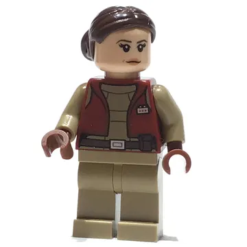 Padme Amidala / Naberrie, Dark Red Senator Outfit, Bun Hair