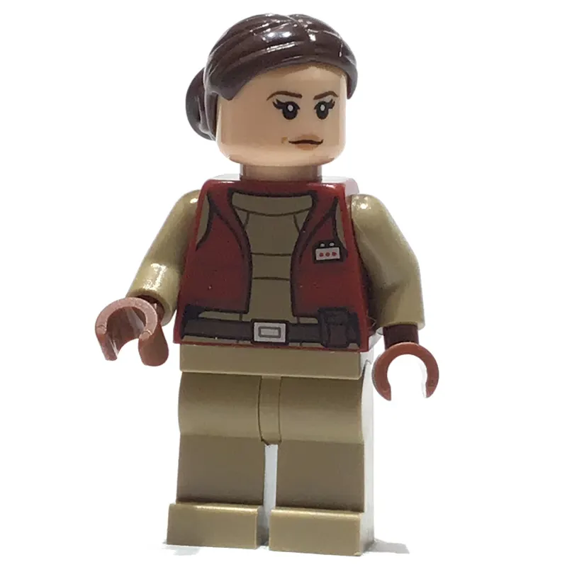 Padme Amidala / Naberrie, Dark Red Senator Outfit, Bun Hair