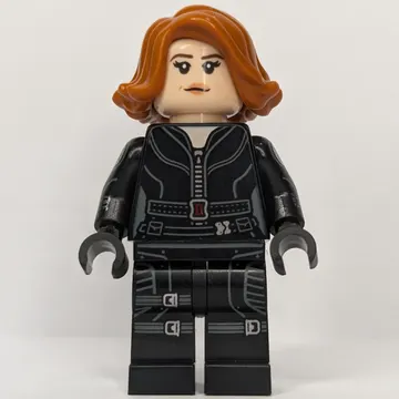 Black Widow, Black Jumpsuit, Printed Legs (20877 Hair)