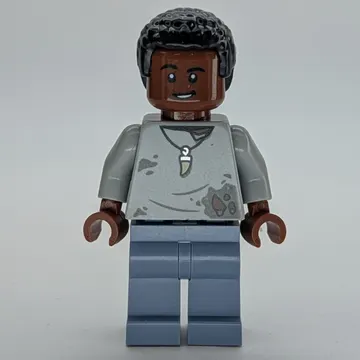 Darius, Light Bluish Gray Shirt