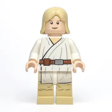 Luke Skywalker, White Robe, Straight Tan Hair, White Pupils, 3626cpr0635