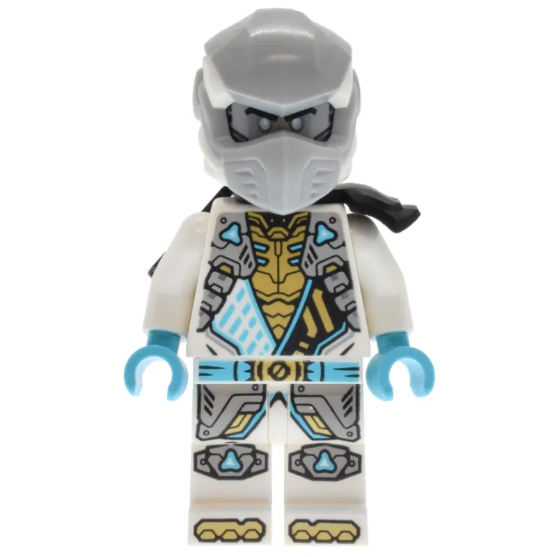 Zane, Silver Helmet, Katana Holder