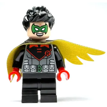 Robin, Dark Bluish Grey Torso, Medium Legs, Cape