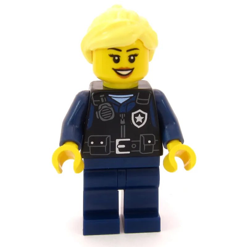 Airport Security, Black Torso, Dark Blue Legs, Bright Light Yellow Hair