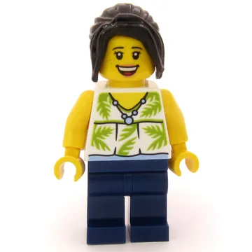 Passenger, White Torso, Dark Blue Legs, Black Hair