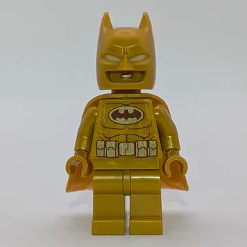 Batman, Pearl Gold Suit, Cape, and Cowl