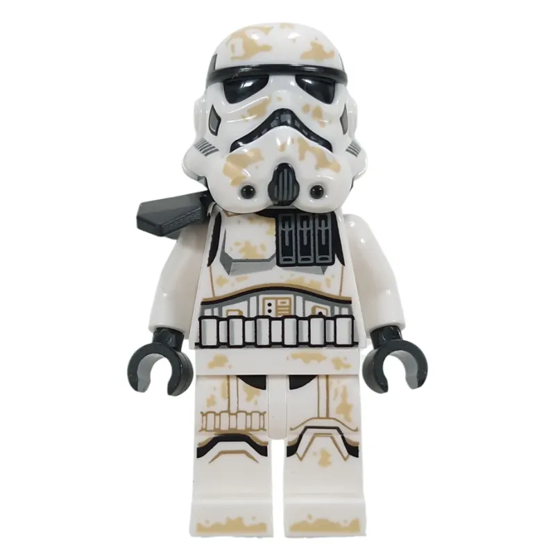 Sandtrooper, Black Pauldron, Sienna Brown Head
