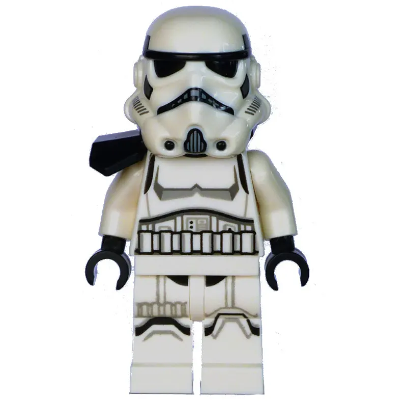 Imperial Remnant Stormtrooper, Medium Nougat Head, Pauldron