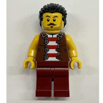 Sailor, Dark Red Legs, Black Hair