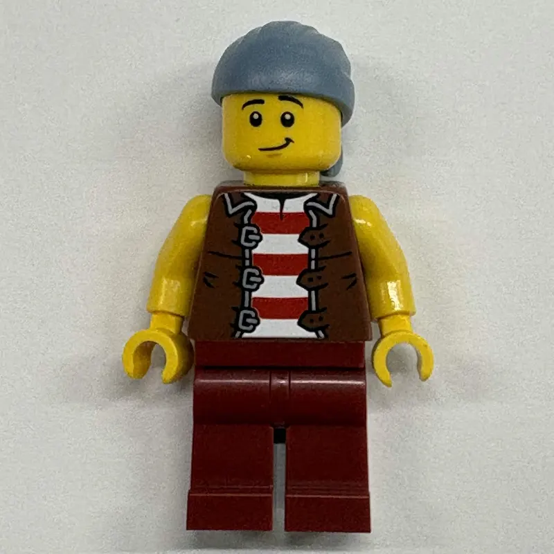 Sailor, Dark Red Legs, Sand Blue Bandana