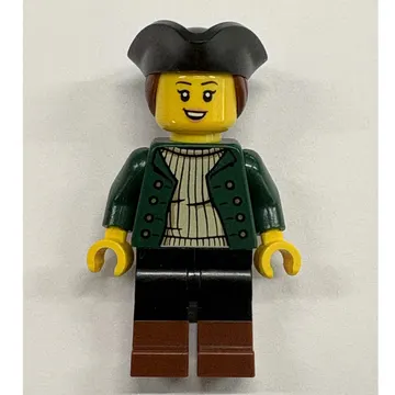Boatswain, Dark Green Torso, Black Legs, Black Tricorn
