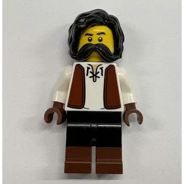 Sailmaker, White Torso, Black Legs, Black Hair